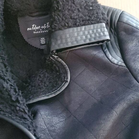 Outdoor Edition by Parkhurst Black Long Coat Size Medium‎ - Picture 6 of 9